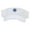 White, variant on Water Polo Ball Splash Embroidered Pro Style Cotton Twill Washed Visor - Khaki OSFM