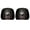 F, variant on Halloween Creepy Old Ghost Face Car Headrest Covers, 2‑Pack Spooky Aged Monster Graphic Vehicle Seat Head Rest Protector for Car Interior Halloween Decor