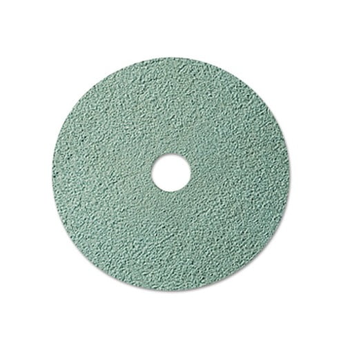 Burnish Floor Pad 3100 20" Diameter, Aqua, 5/Carton