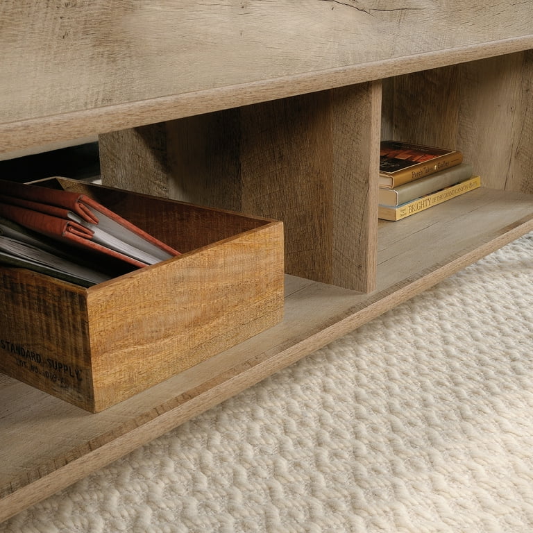 Sauder Carson Forge Lift-Top Coffee Table, Lintel Oak Finish