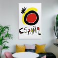 thumbnail image 6 of Posters Painter Joan Miró Sol De Miró Painting Wall Art Decorative Picture Prints Decor 16x24inch(40x60cm), 6 of 6