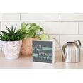 thumbnail image 4 of Making Memories Grey Green Triangles 5 x 5 Wood Tabletop Sign Plaque, 4 of 4