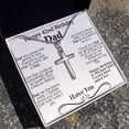 thumbnail image 3 of Happy 42nd Birthday Necklace Gift for Dad, 42nd Birthday Gifts for Men, Best Dad Ever 42 Years Old Cross Necklace - Artisan Cross Necklace - Gift Box & Message Card, 3 of 5