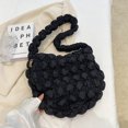 thumbnail image 2 of Bolso Nube para Mujer Cruzado Plisado Nailon Acolchado Informal A La Mano Femenino, 2 of 9