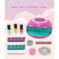thumbnail image 6 of Nail Polish Kit Gift Set for Kids Girls Ages 6-12, Nail Art Studio for Girls Kids Nail Art Salon Set with Nail Dryer Nail Polish Glitter Gems Manicure Salon Gift for Sleepover Birthday Christmas, 6 of 8