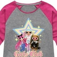 thumbnail image 3 of LOL OMG! Fashion Dolls - Girls Club - Toddler & Youth Girls Raglan Graphic T-Shirt, 3 of 5