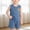 Blue, variant on LJEFF Toddler Boys Summer Outfit Set, Soft Breathable Sleeveless Elastic Waist Short Sleeve Graphic Tee Brown Size 6 Yres