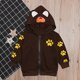 thumbnail image 5 of Abrigo De Invierno Para Niños Pequeños Chaquetas Para Niños Chaquetas Con Capucha Para Niñas Abrigos Con Cremallera Sudadera Marrón Odeerbi  LM103-9720, 5 of 9