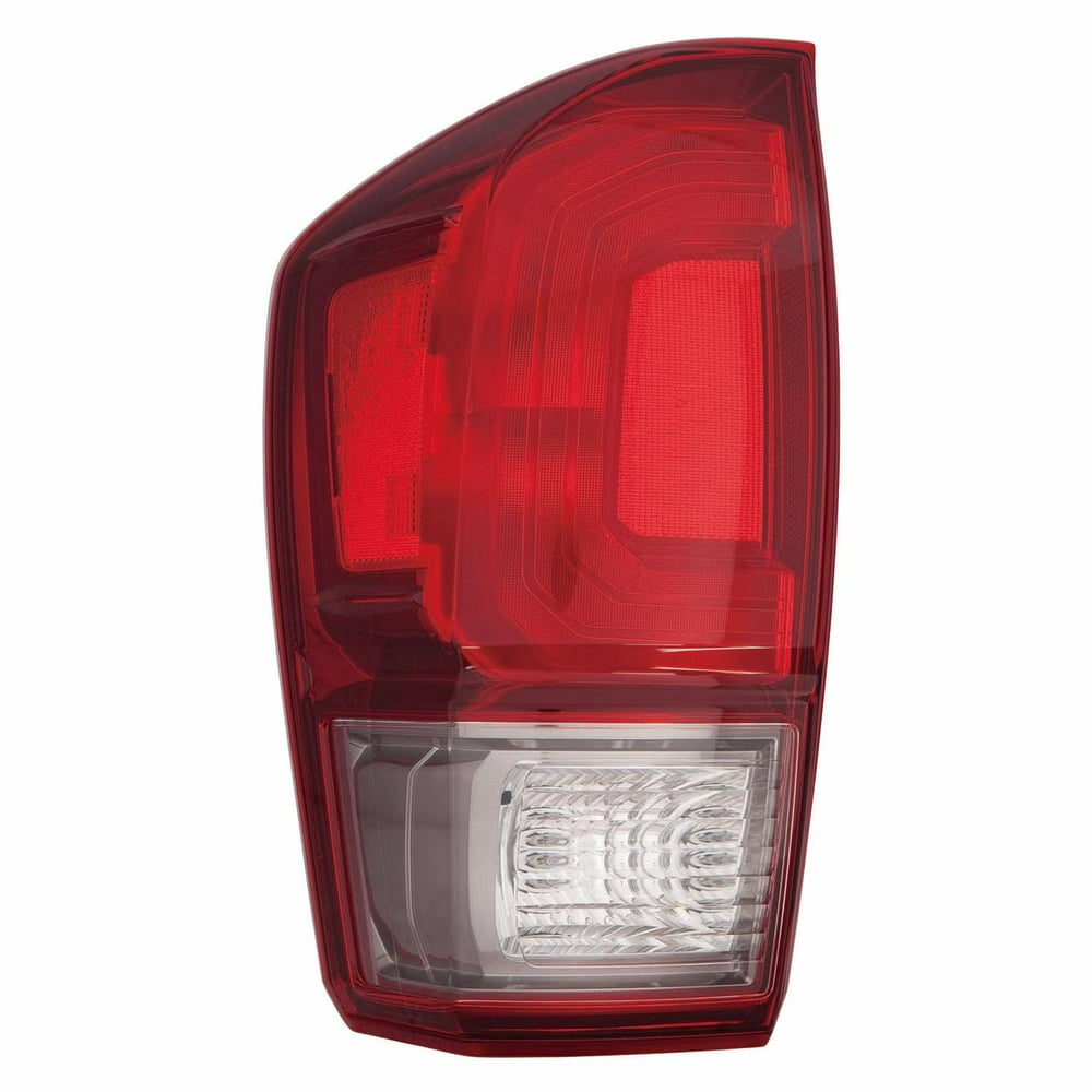 New CAPA Certified Standard Replacement Left Tail Light Assembly, Fits 20162019 Toyota