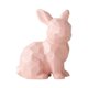 thumbnail image 1 of Estatua de conejo, figura de animal, recuerdo de colección, decoración de Pascua, conejo de Pascua Rosa, 1 of 9