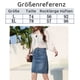 thumbnail image 5 of Falda hasta la rodilla, falda lápiz de mezclilla elástica, jeans., 5 of 5