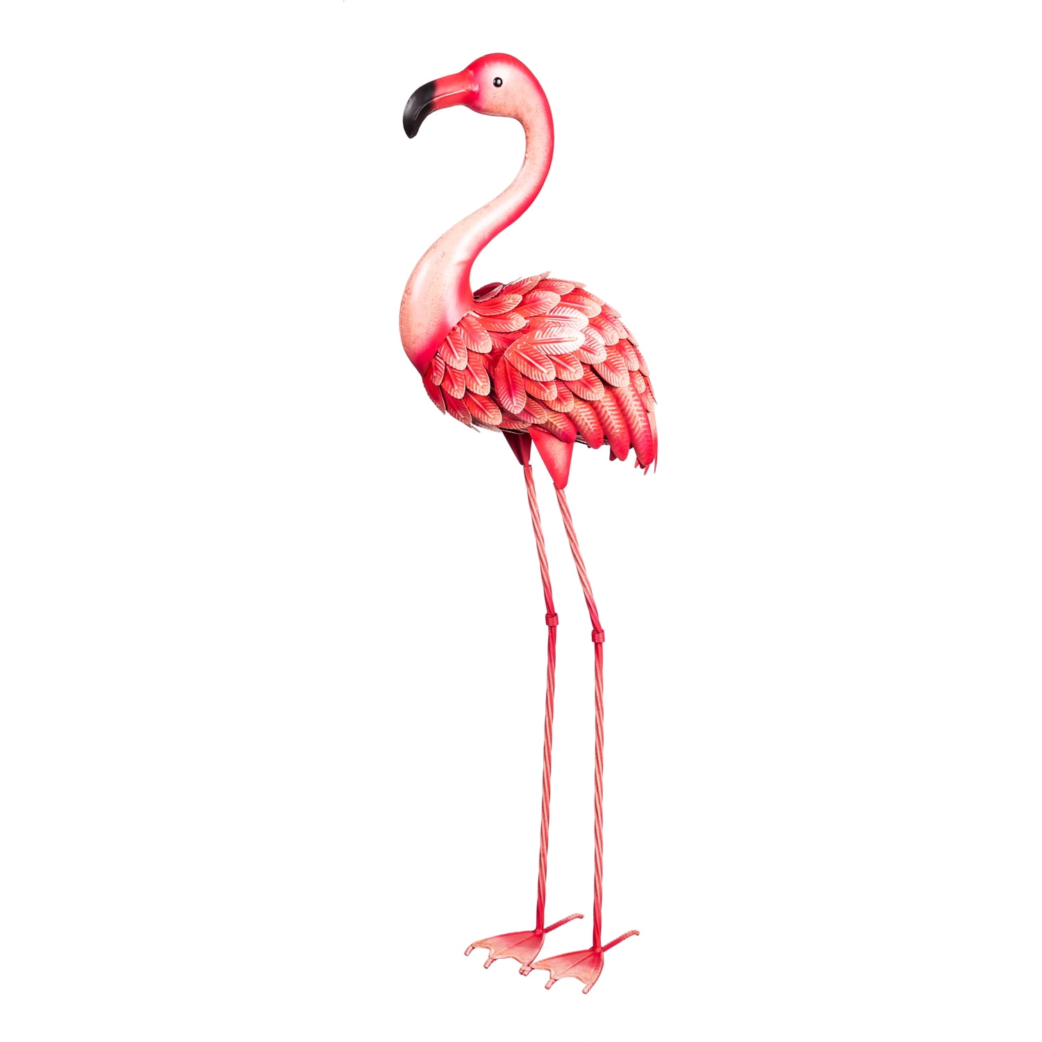 Metall-Figur Flamingo 
