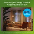 thumbnail image 5 of Philips Ultra Efficient LED 100-Watt A19 Light Bulb, Soft White, Clear, Dimmable, E26 Base (1-Pack), 5 of 12