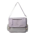 thumbnail image 1 of Bolso bandolera de nailon portátil para mujer, para viajes de regalo, compras y vacaciones , PÚRPURA Púrpura, 1 of 8
