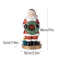 thumbnail image 3 of kkbbma Savings Christmas Santa Table Decor - Christmas Table Decorations Santa Tabletop Statue Tabletop Figurine Christmas Resin Decor for Home Office Xmas Indoor Holiday Party, 3 of 5