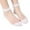 White, variant on Women's Delicate Transparent Lace Ankle Socks with Glass Sheer Stockings Elegant Design