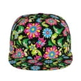 thumbnail image 2 of Bingfone Baseball Cap,Snapback Trucker Hat for Men & Women with Adjustable-Vector Mexican Otomi Style Bright, 2 of 9