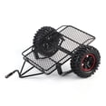 thumbnail image 1 of Remolque pequeño de coche modelo de Metal apto para Traxxas TRX4/Axial SCX10 RC4WD D90 CC01 1/10 RC Truck, 1 of 9