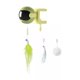 thumbnail image 1 of Methold Juguete elegante para gatos con mecanismo de elevación automático y accesorios intercambiables, suministros para mascotas Juguetes para gatos verde, 1 of 6