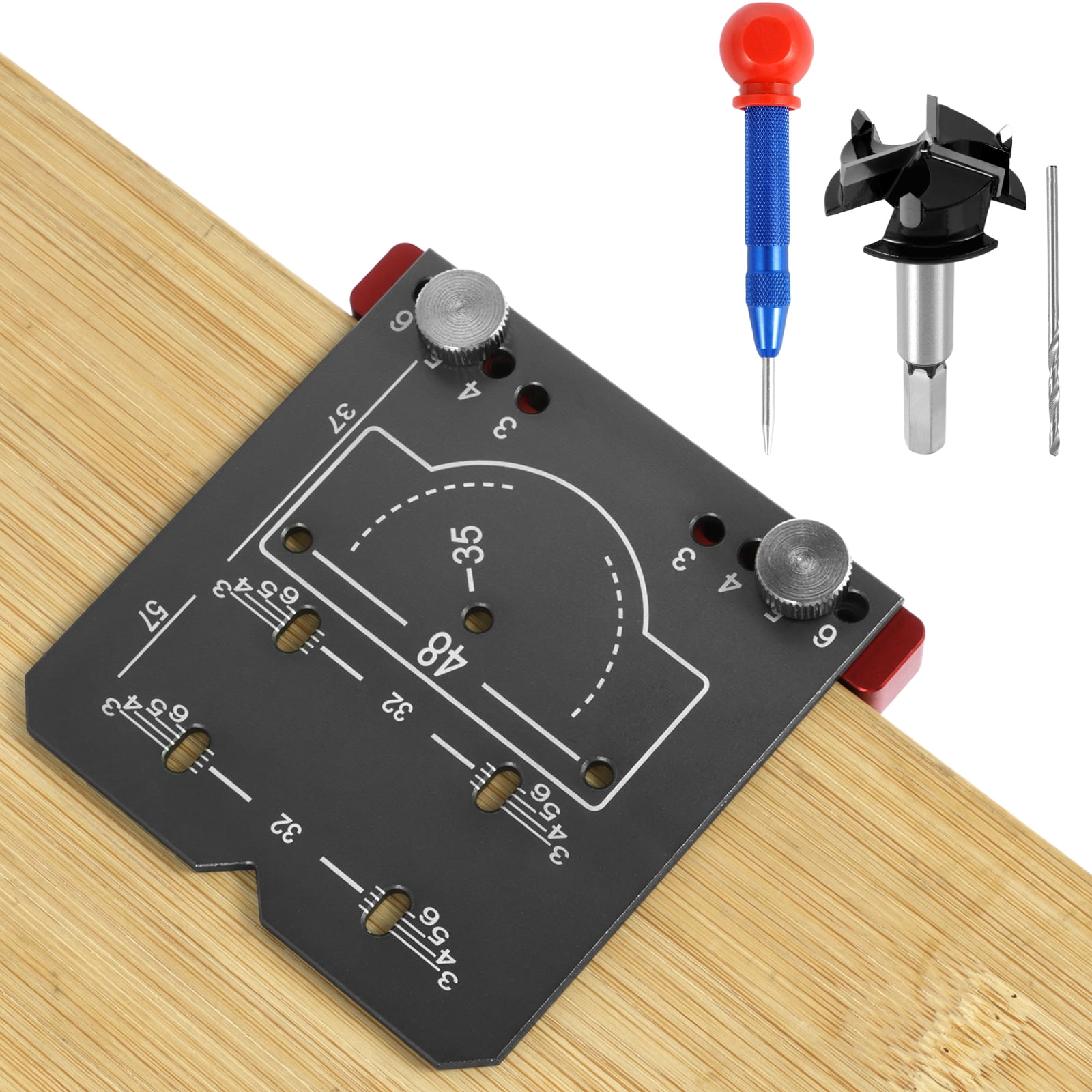 Daruoand Hinge Punch Locator Aluminum Alloy High Precision 35MM Hinge