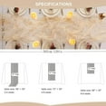 thumbnail image 5 of Glimmering Gold Foil Embroidered Table Runner Polyester Materials Multipurpose Home Decoration Easy Caring, 5 of 11