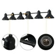 thumbnail image 2 of C Cattleya 49 in. 6-Light Powder-coated Black Vanity Light Fixture, 2 of 7