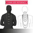 thumbnail image 4 of Iced Out Link Chain Necklace (9mm, Gold), 4 of 4