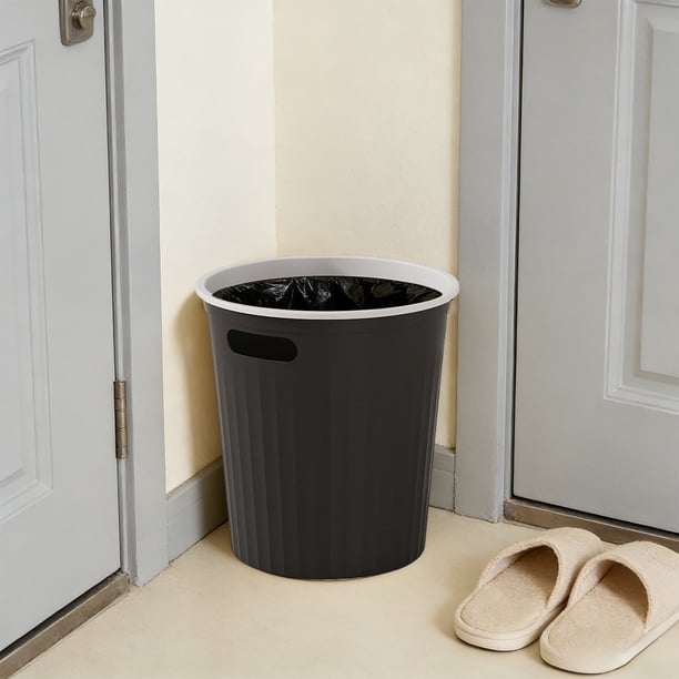 Hogar y cocina, Artículos de limpieza, Cubo de basura, Cubo de basura doméstico de gran capacidad, apto para baños, inodoros, salas de estar, cocinas y dormitorios. Se puede usar como papelera. Cubo d