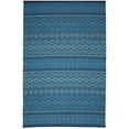thumbnail image 1 of Erbanica Fiesta Blue Geometric Indoor Outdoor Reversible Rug, 5' x 8', Lightweight, 1 Count, 1 of 2