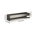 thumbnail image 3 of SXcggal Bathroom Shower Shelf Kitchen Rack Wall Mounted Punch Multifunctional Storage Rack For Jars Multifunctional Healthy Unbreakable Kitchen Tools, 3 of 4