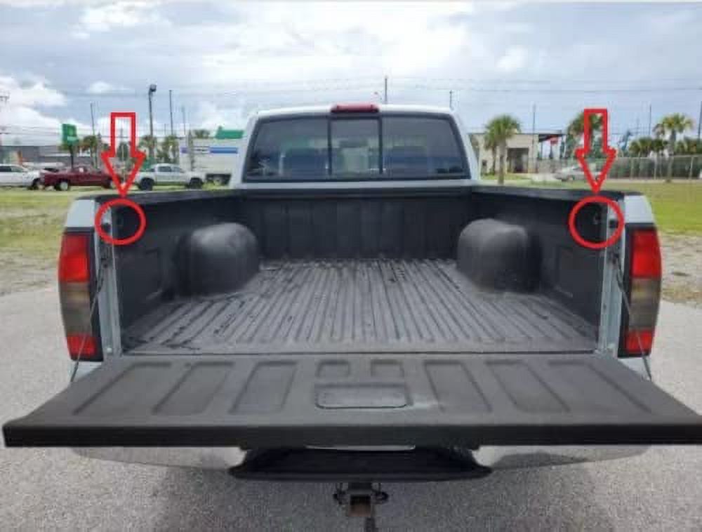 EAccessoriesUsa Rear Trunk Envelope Style Mesh Cargo Net Organizer For Nissan Frontier 1998-2024 - Black, Elastic Nylon, Hardware Included