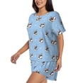 thumbnail image 2 of Xecao French Bulldog2 print Swimsuit for women, Summer-ready, sporty style.Quick-dry fabric. Many sizes & colors., 2 of 9