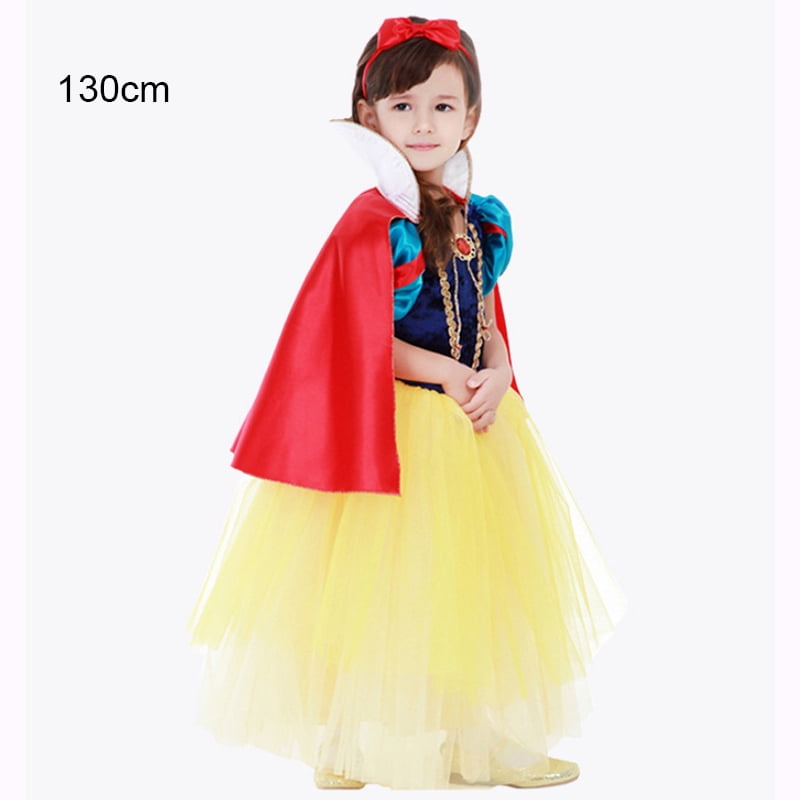 Kid'S Snow White Dress Cartoon Figure Performance Costume Stage Party