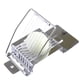 thumbnail image 4 of Cortador de jamón de acero inoxidable para cocina | Cortador multiusos de carne y queso | Cortador de láminas de grosor ajustable | Cortador de alimentos de metal blanco de una sola pieza, 4 of 7