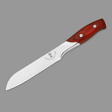 Mister Angry Chef Paring Knife - Indignant Line - Pakka Wood Handle - 1 Pack