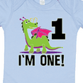 thumbnail image 4 of Inktastic First Birthday Girl Dragon Girls Baby Bodysuit, 4 of 5