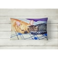 thumbnail image 2 of Carolines Treasures 7257PW1216 Cat Canvas Fabric Decorative Pillow, 12H x16W, multicolor, 2 of 3