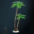thumbnail image 2 of 6Ft (1.8M) Dual-Head Plug-In LED Palm Tree Light for Indoor & Outdoor Decor, 2 of 10