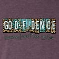 thumbnail image 6 of Wild Bobby Godfidence- Knowing I Can't But He Can Blue and Brown Cheetah Print Inspirational/Christian Men Premium Tri Blend Tee, Vintage Purple, X-Large, 6 of 6