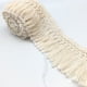 thumbnail image 2 of FQTANJU Flecos de borlas de algodón de 10 yardas x 6 cm de ancho en color beige., 2 of 3