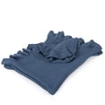 thumbnail image 2 of The Pioneer Woman Ruffle Knit Oversized Couch Throw Blanket, Blue, 50 x 72 in, 2 of 7