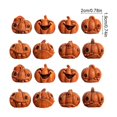 thumbnail image 3 of HomeKingdee Mini Resin Pumpkins for Fall Halloween Thanksgiving Decor, Artificial Rustic Pumpkin Figurines, Small Fake Pumpkins for Home Table Centerpiece, 3 of 8