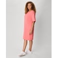 thumbnail image 3 of Hanes  Women's T-Shirt Dress Short Sleeve Cotton Essentials Oversized Fit Midweight Cotton, 3 of 7