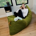 thumbnail image 2 of Big Joe Turnabout 3-in-1 Convertible Bean Bag Chair, Moss Green, 2 of 6