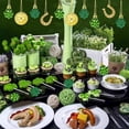 thumbnail image 3 of romoty St. Paddy's Day Ornaments 24Pcs, 1.5 Inch St. Patrick's Day Hanging Decorations, Lucky Shamrock Gold Coin and Horseshoe Miniature Tree Charms, 3 of 6