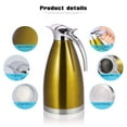 thumbnail image 3 of Cafetière en Acier Inoxydable, Bouteille d'Eau Chaude Isolée sous Vide Design à Double Paroi pour Café Thé Chocolat Chaud, 3 of 7
