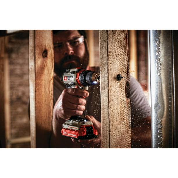 Porter Cable PCCK607LB 20V MAX Lithium Ion Brushless 1 2 in. Cordless Drill Driver Kit 1.5 Ah