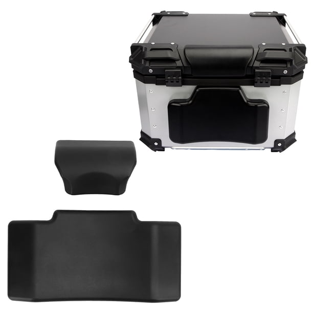 Almohadilla Trasera Para Maleta Trasera De Motocicleta, Impermeable, De Cuero Suave De PU, Decorativa, Para Motocicleta, Respaldo De Pasajero, Autoadhesivo Para Moto