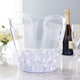 thumbnail image 2 of 6 Pack: Clear Ice Pail with Handles by Celebrate It, 2 of 4