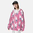 thumbnail image 3 of Lsque Rabbit Holding Flowers UPF 50+ Lightweight Sun Protection Men's Women's Long Sleeve Shirt, Hoodie Performance -Medium, 3 of 9